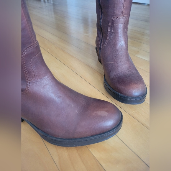 Fly London Knee High Leather Boots - Picture 8 of 8